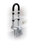 Drive Medical Adjustable Height Clamp on Tub Rail, White - 1 Each image 0