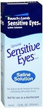 Bausch & Lomb Saline Solution  - 12oz