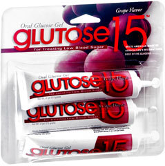Glutose15 Glucose Gel, Grape Flavor - 1.5 Ounces