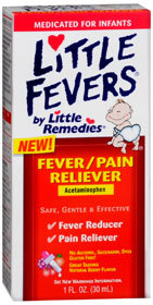 Little Fevers by Little Remedies Infant Fever and Pain Reliever, Natural Berry - 2oz