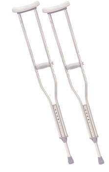 Drive Medical Aluminum Crutches - Youth - 1 Each