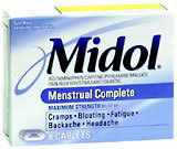 Midol Pain & Multi-Symptom Menstrual Relief, Maximum Strength, Caplets  - 8ea