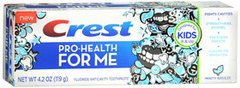 Kids' Crest Pro-Health for Me Fluoride Anticavity  Toothpaste, Minty Breeze - 4.2 Ounces