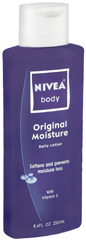 Nivea Body Original Moisture Body Lotion - 8.4 Ounces
