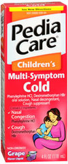 PediaCare Children's Multi-Symptom Cold Liquid, Grape Flavor - 4 Ounces