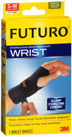 FUTURO Energizing Wrist Support, Left - Small - 1 Each