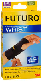 FUTURO Energizing  Left Hand Wrist Support, Large-Extra Large - 1 Each