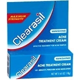 Clearasil Acne Treatment Cream, Maximum Strength, Vanishing  - 0.65oz