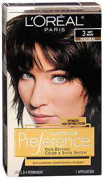 L'Oreal Preference - 3 Soft Black - 1 Each
