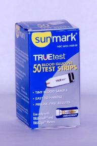 TRUEtest Blood Glucose Test Strips - 50 Each