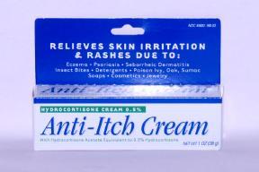 Anti-Itch 0.5% Hydrocortisone Cream with Aloe - 1 Ounce