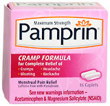 Pamprin Maximum Pain Relief Caplets - 16 Caplets