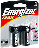 Energizer Alkaline Batteries C 2-Pack - 2 EA