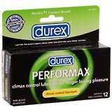 Durex Premium Latex Condoms, Climax Control Lubricant  - 12ea