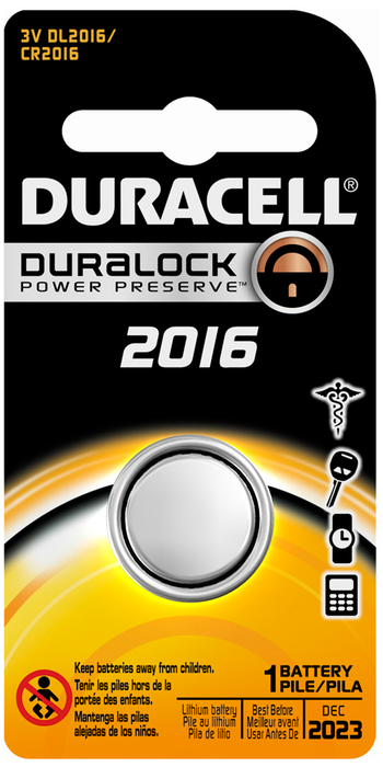 Duracell DL2016 - Lithium 3V Battery