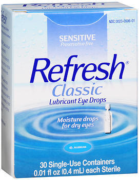 Allergan Lubricant Eye Drops  - 30ea
