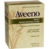 Aveeno Daily Moisturizing Bath with Natural Colloidal Oatmeal, Fragrance Free  - 8ea