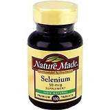 Nature Made Selenium 50 mcg Tablets - 100 Tablets