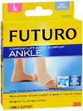 Futuro Ankle Support with Polartec Power Stretch RX, Black, Large (9 to 10-Inch)  - 1ea