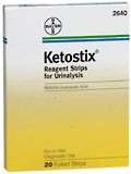 Ketostix Reagent Strips - 20 Each.
