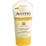 AVEENO Active Naturals Continuous Protection Sunblock Lotion SPF 45 - 4 OZ
