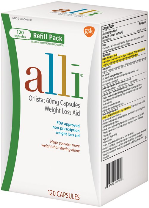 alli Refill Pack - 120 CP - Medshopexpress