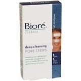 Biore Deep Cleansing Pore Strips Nose - 6 Each