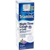 Triaminic Cold & Night Time Cough, Grape, Bonus  - 5oz