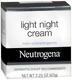 Neutrogena Light Night Cream - 2.25 Ounces