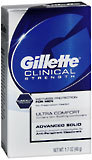 Gillette Clinical Strength Anti-Perspirant Deodorant Advanced Solid Ultra Comfort - 1.7 OZ