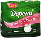 Depend Underwear For Women S/M 28 Inch - 40 Inch - 4x20 EA