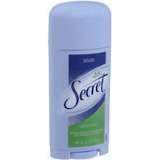 Secret Anti-Perspirant Deodorant Wide Solid Unscented - 2.7 Ounces