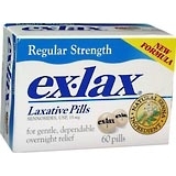 Ex-Lax Laxative, Regular Strength, Pills  - 60ea