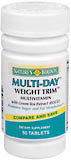 Nature's Bounty Multi-Day Weight Trim Tablets  -  50 Tablets