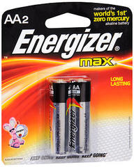 Energizer Alkaline Batteries AA 2-Pack - 2 EA