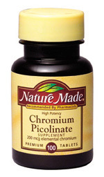 Nature Made Chromium Picolinate 200 Microgram   Tablets  100 - 100 Tablets