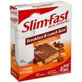 Slim-Fast Breakfast & Lunch Bars 8-Pack Peanut Butter 8X0.03 Pack - 8 Each