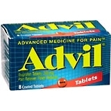 Advil Ibuprofen, 200 mg, Coated Tablets  - 8ea