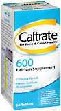 Caltrate Calcium Supplement, Tablets  - 60ea