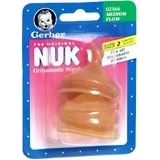 Nuk Nipples Orthodontic Size 2 Medium Flow 2-Pack - 2 EA