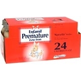 Enfamil Nursettes Premature Low Iron 8-Pack 3-Ounce Bottles 24 Calories/Ounce 6X8X3 Pack - 24 Ounces