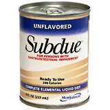 SUBDUE Liquid Unflavored - 24x8 OZ
