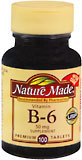 Nature Made Vitamin B-6 50 mg Tablets - 100 Tablets