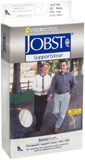 Jobst SupportWear SensiFoot Knee High Socks White Medium - 1 PR