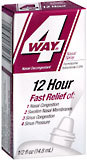 4-Way Nasal Spray 12 Hour  -  0.5 OZ
