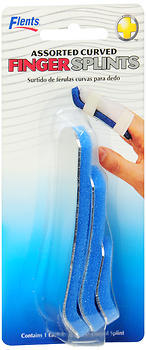 Flents Assorted Curved Finger Splints - 3 EA