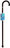 Carex Walking Cane A711-00 - 1 EA image 0