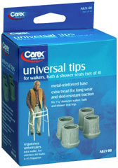 Carex Universal Tips A821-00 - 4 EA