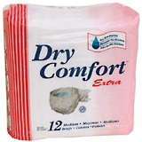 Dry Comfort Extra Briefs Medium 31 Inches - 44 Inches - 12 EA ( 8 Pack)
