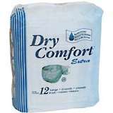 Dry Comfort Extra Briefs Large 45 Inches - 58 Inches - 12 EA ( 6 Pack)